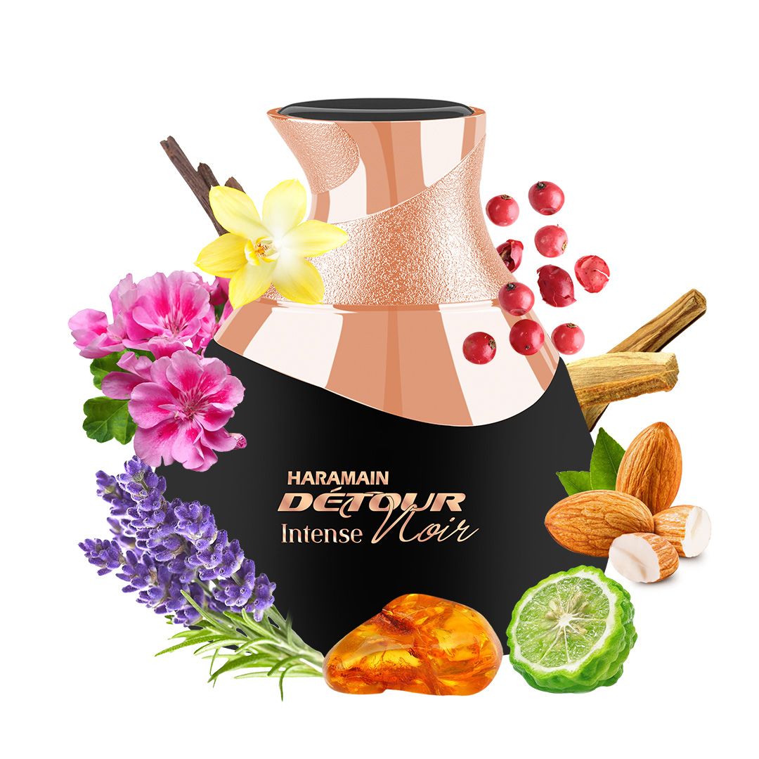 Haramain Detour Noir Intense, 100ml, Eau De Parfum